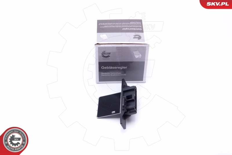Resistor, interior blower